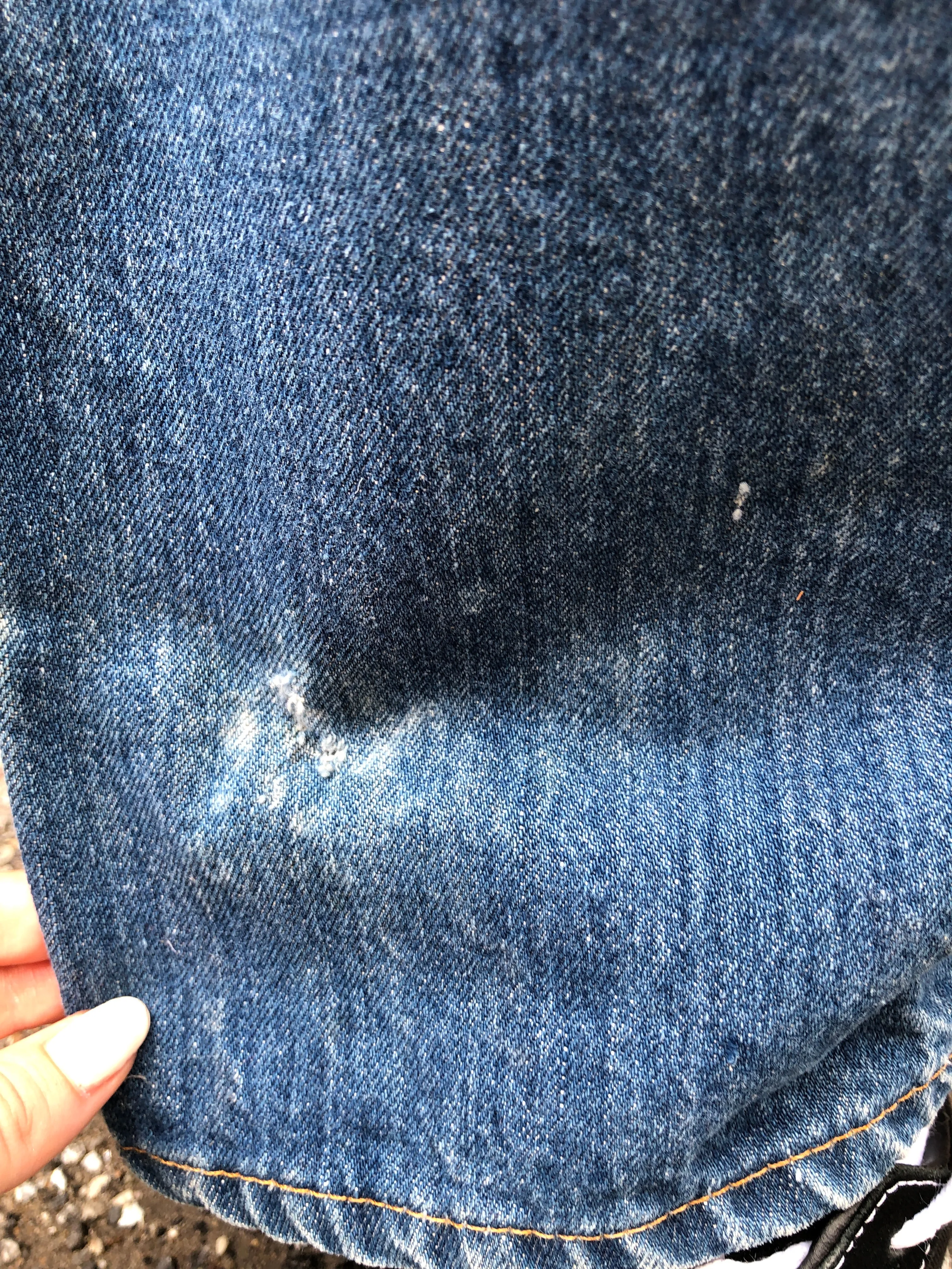 70s Levis Orange Tab Bell Bottoms 0217       W36