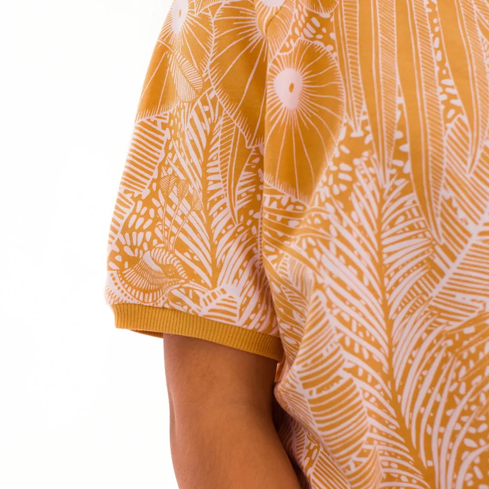 Amber Yellow Ribbed Knit See You at Six