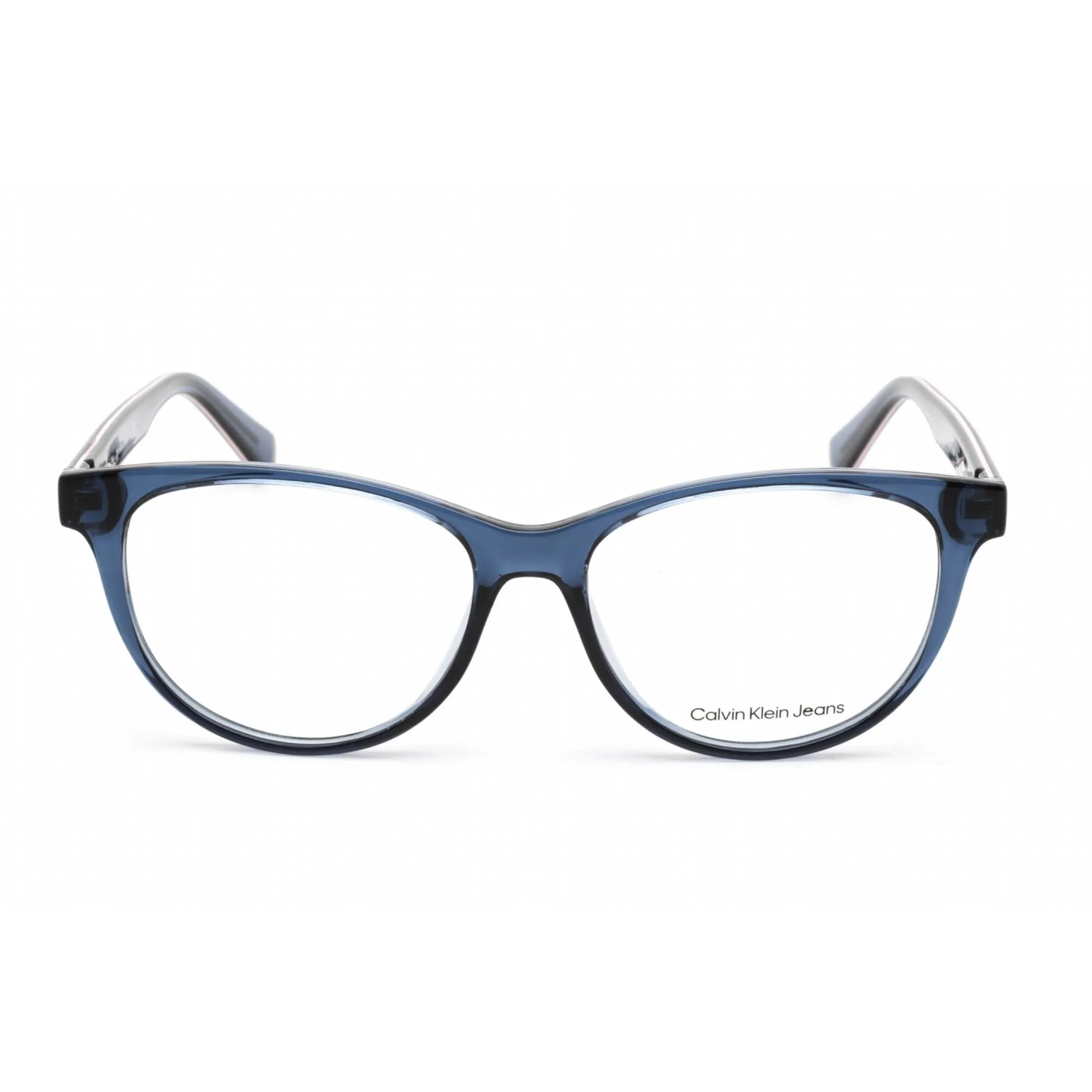 Calvin Klein Jeans Unisex Eyeglasses - Full Rim Blue Cat Eye Plastic | CKJ21640 400