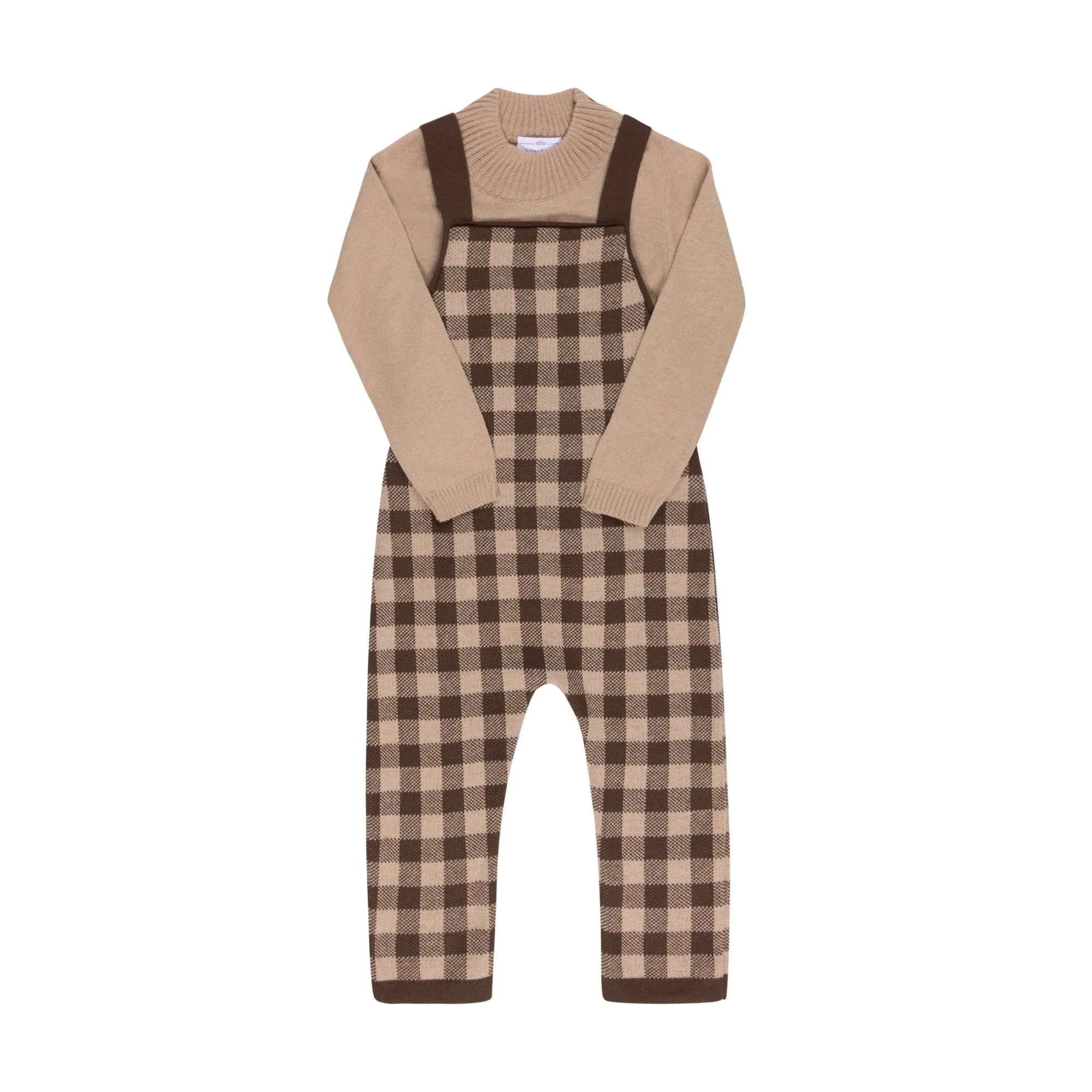Checkered Overall ~ Brown