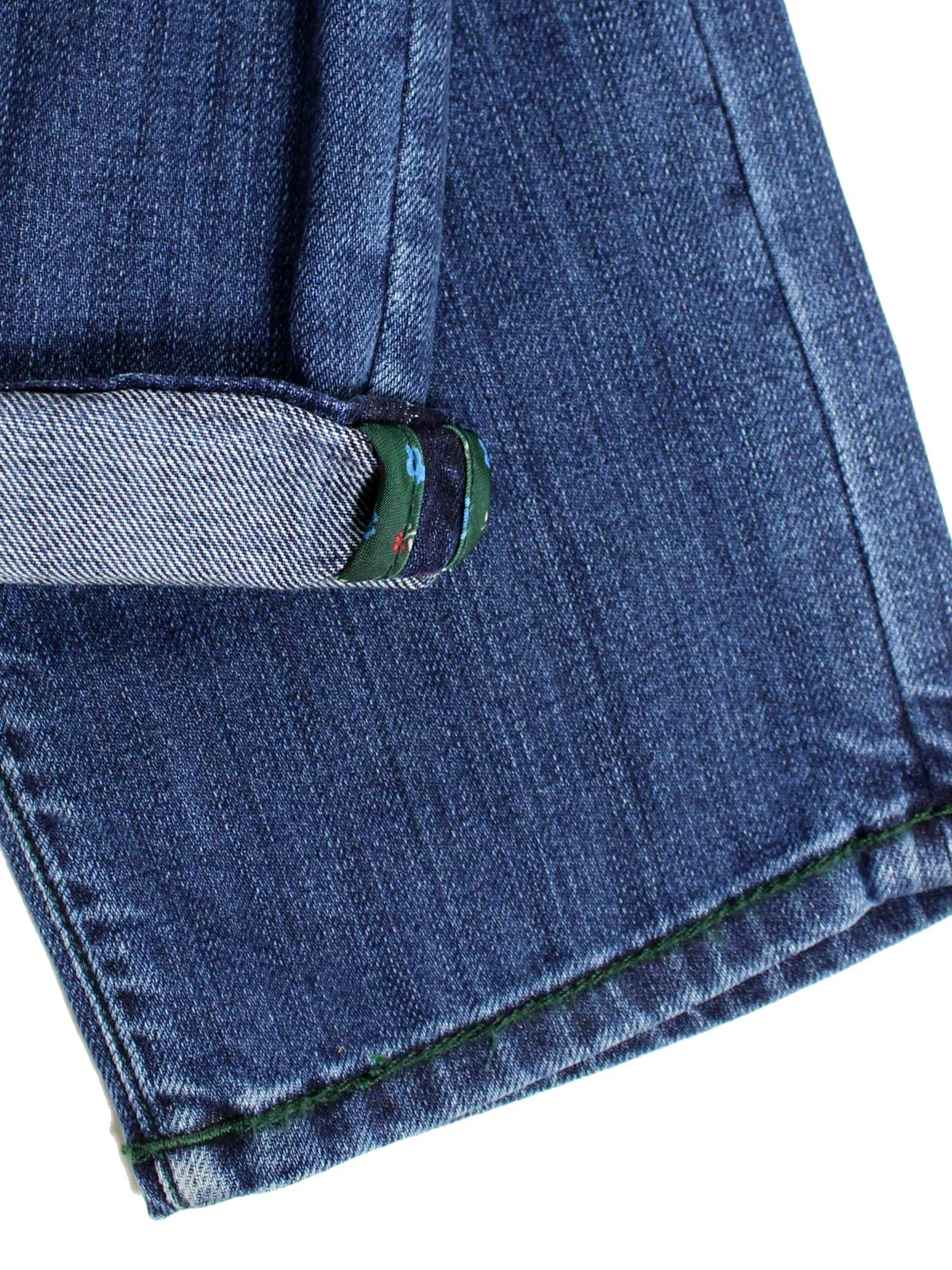 E. Marinella Jeans Dark Blue Slant Pocket Denim 34 Button Fly Slim Fit REDUCED - SALE