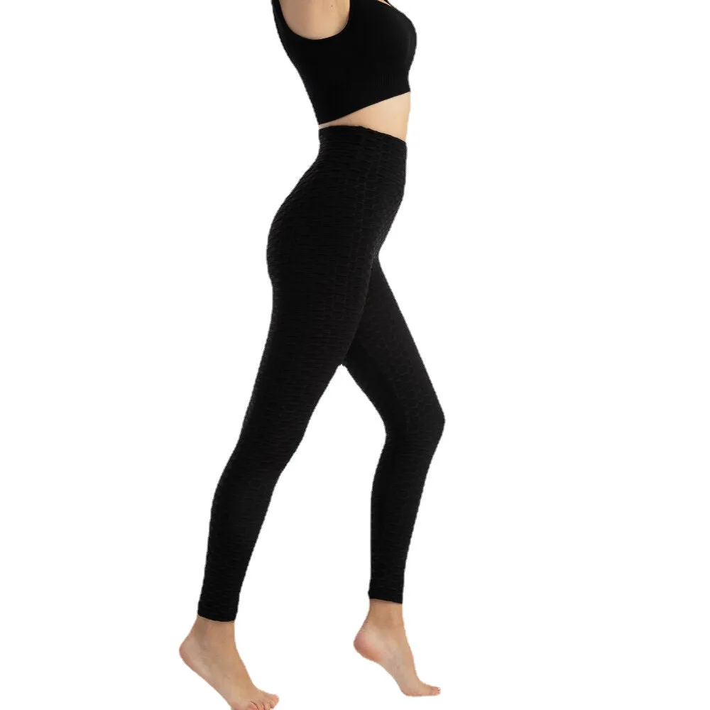 Fitness Yoga Pants Plus Size Elasticity High Waist Women Sport Leggings Hip Push UP Tights Women Gym Clothing Women's Leggings