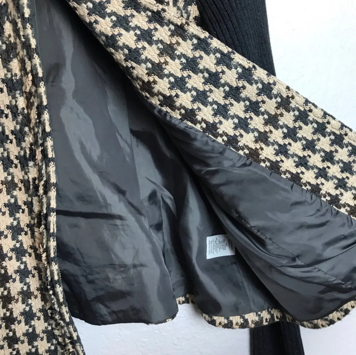 Fur Trim Tweed Jacket