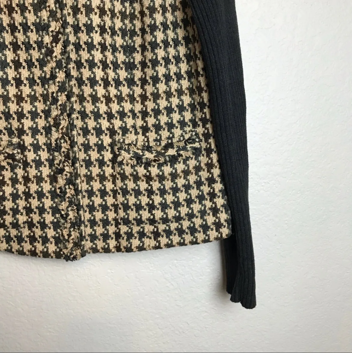 Fur Trim Tweed Jacket