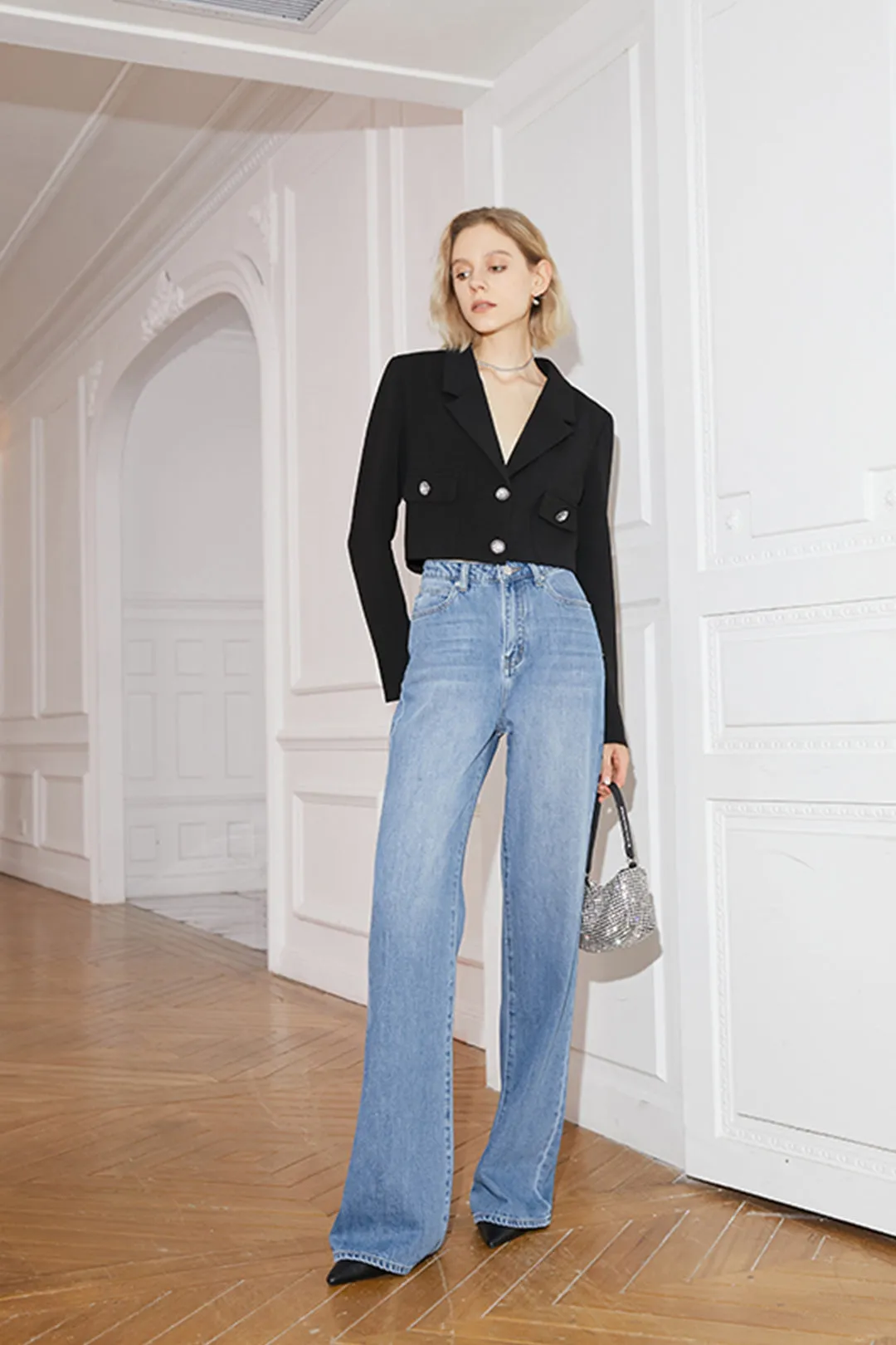 High-rise jeans | Wide leg jeans | Commuter jeans
