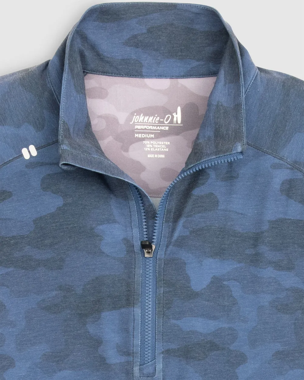 Johnnie-O Galloway Performance Camo 1/4 Zip Pullover