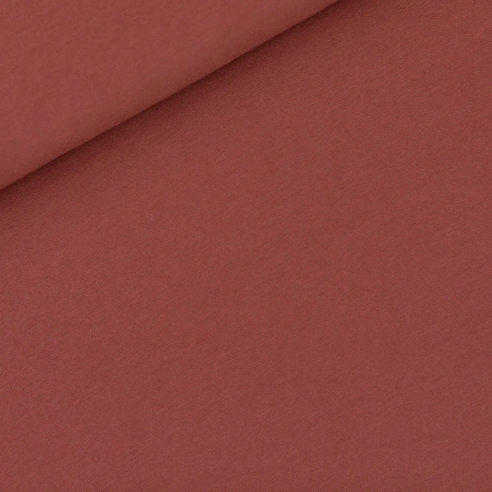 Mahogany Brown French Terry