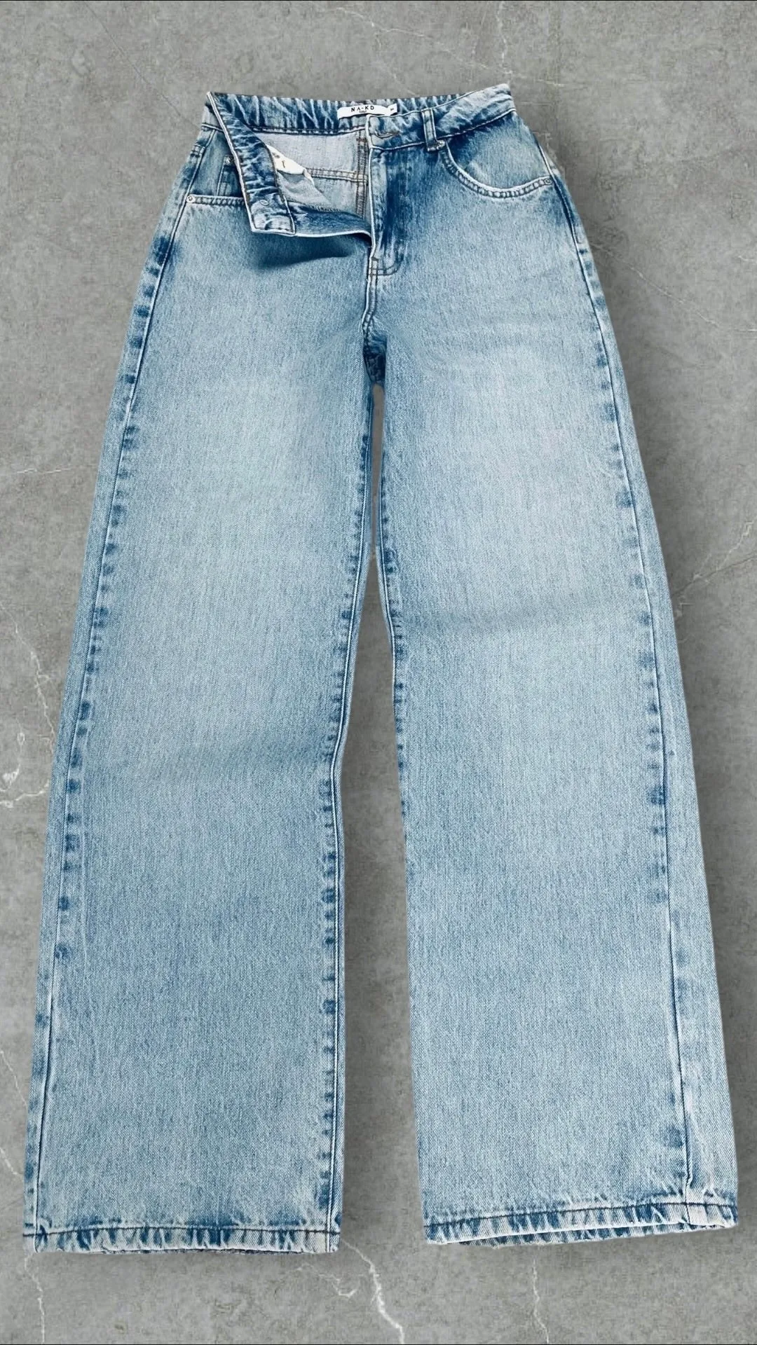 NA-KD WIDE LEG JEANS