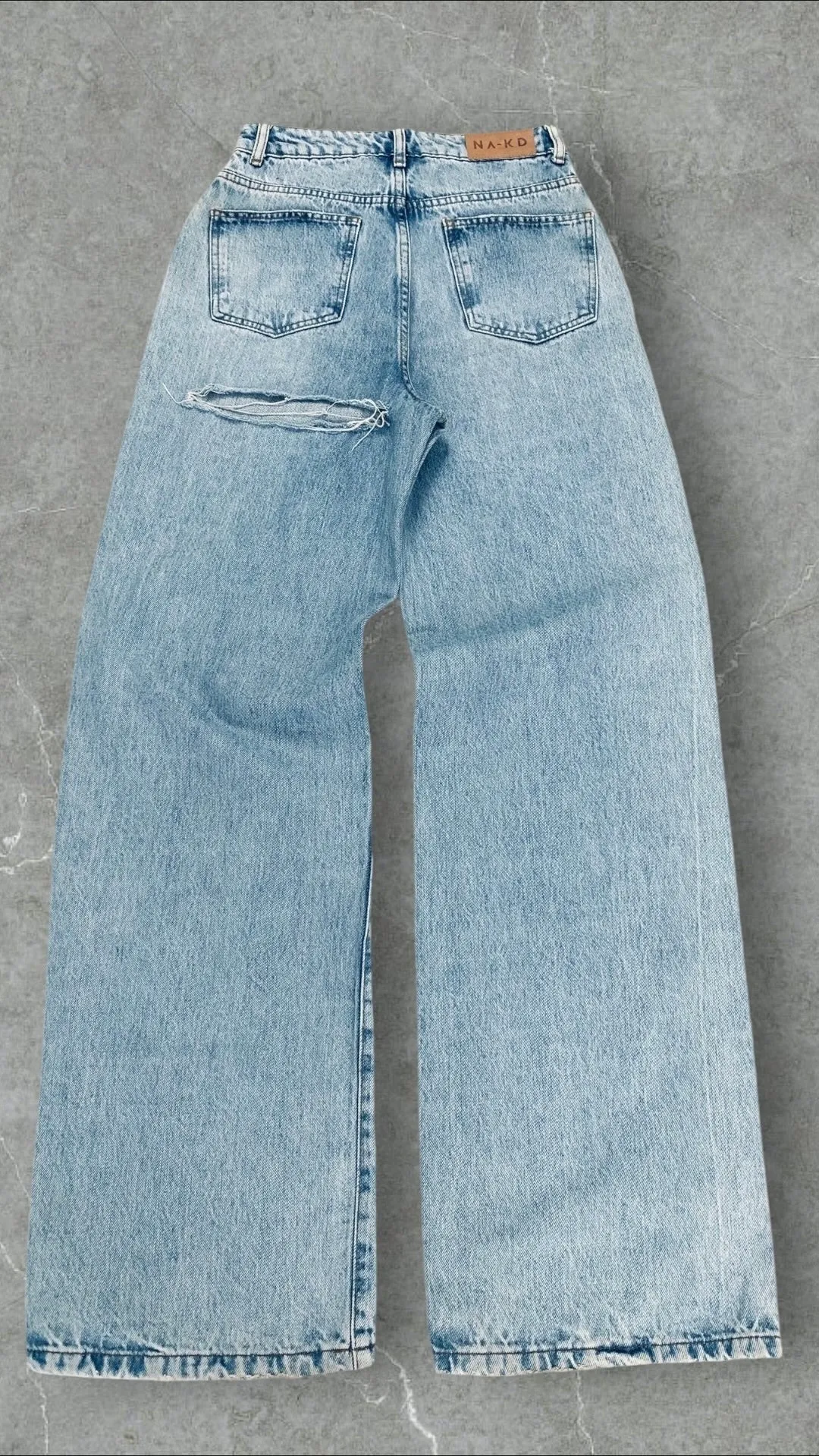 NA-KD WIDE LEG JEANS