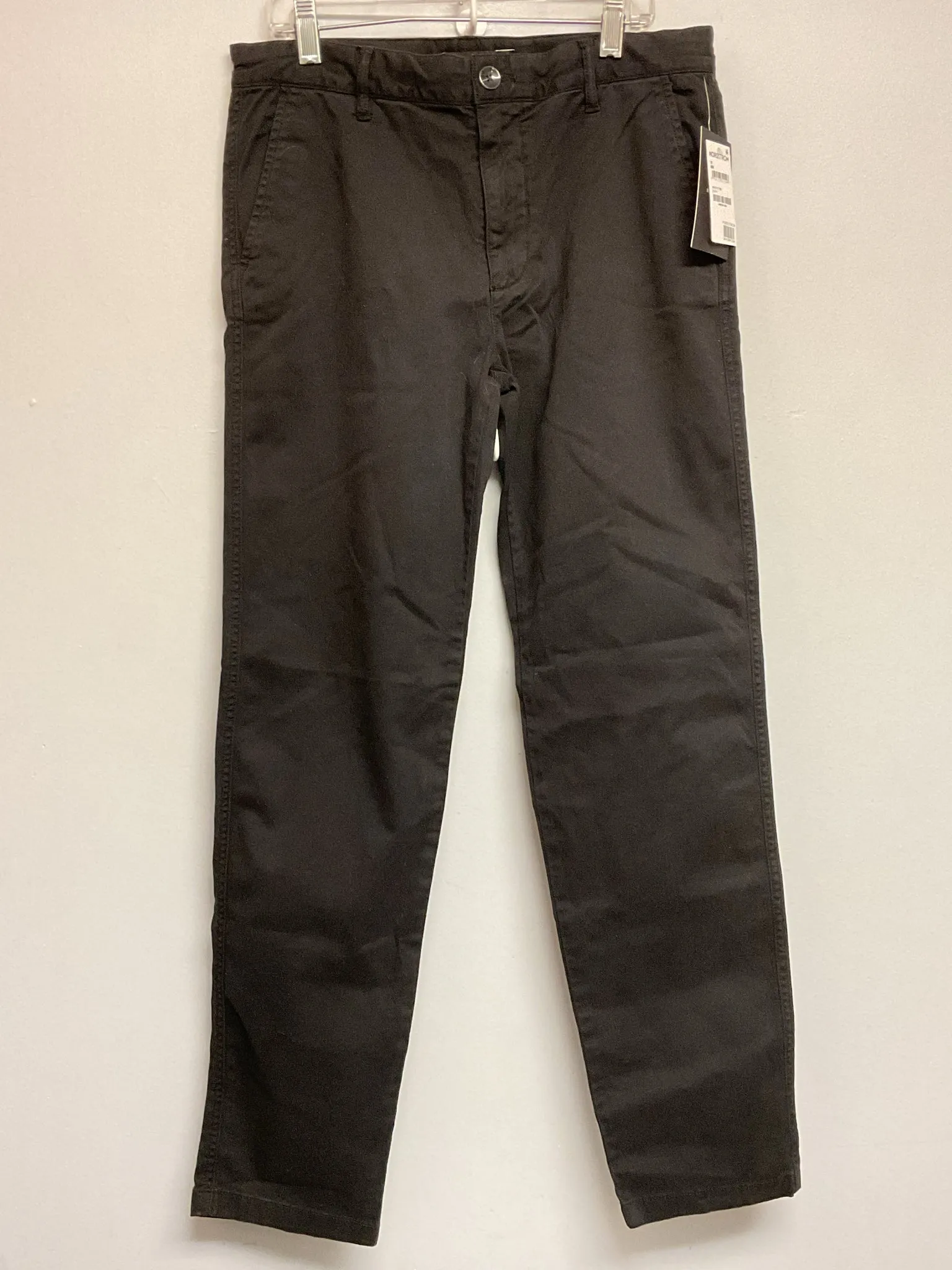 Nordstrom Size 16 Black Cotton & Spandex Big Boys Pants