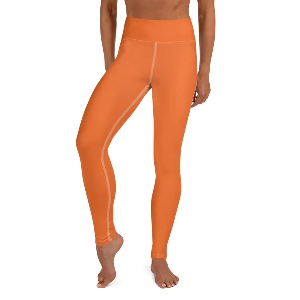 Orange SS Premium Standard ~ High-Waist Leggings