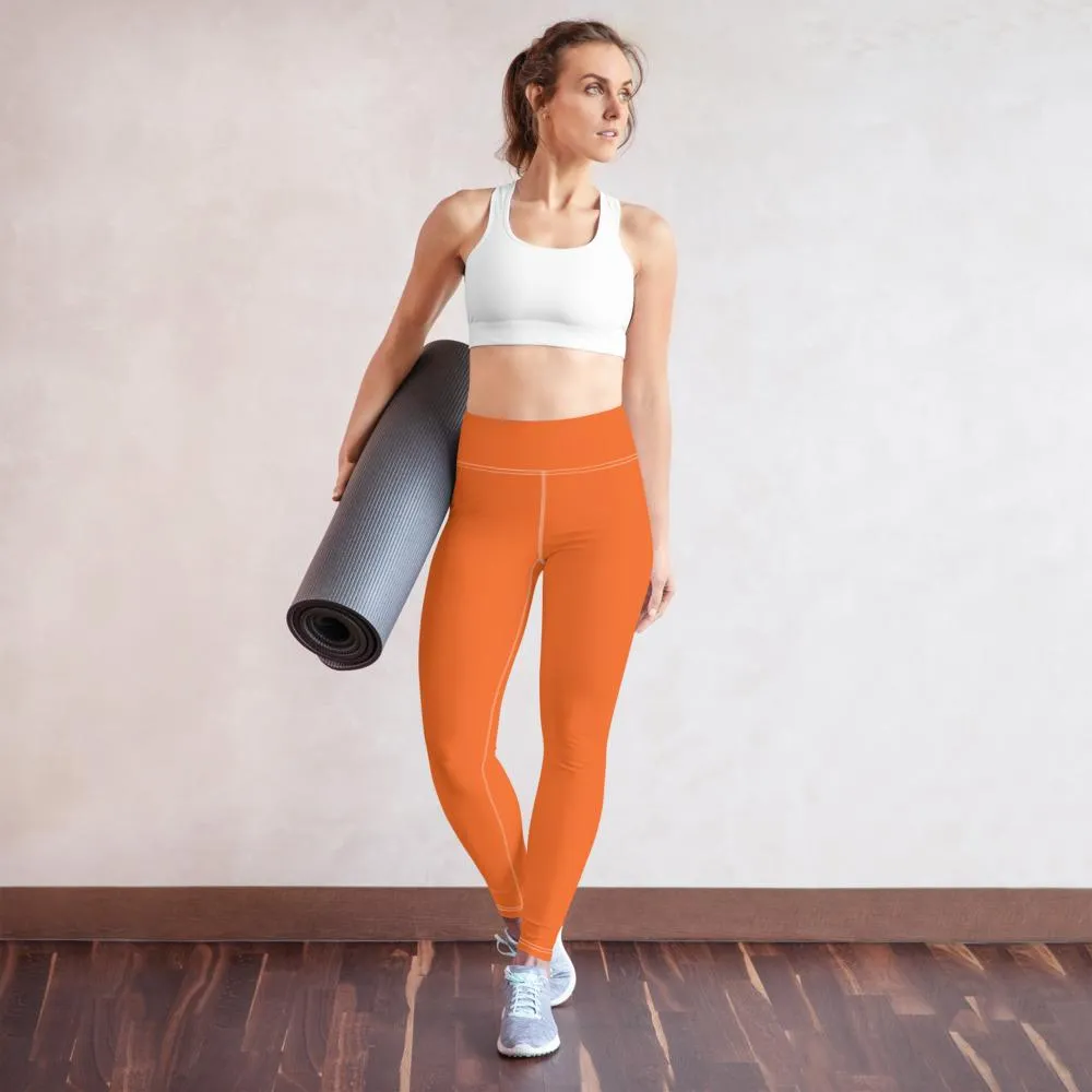 Orange SS Premium Standard ~ High-Waist Leggings