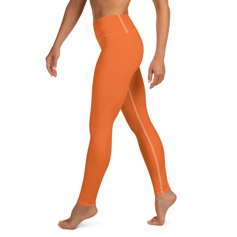 Orange SS Premium Standard ~ High-Waist Leggings