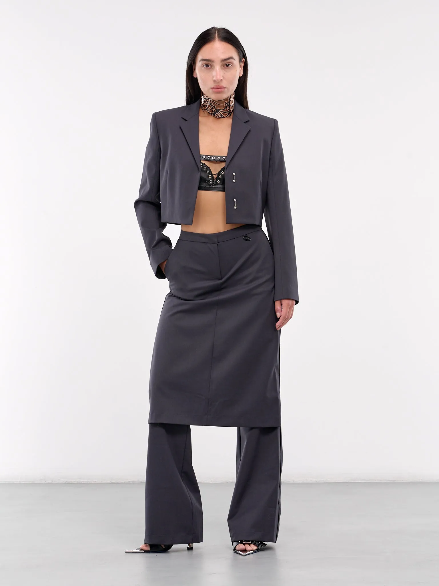 P-Earl Pants (A14005-0HJAB-DARK-GREY-MELANGE)