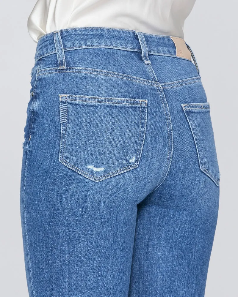 Paige Sarah Straight Crop - Love Letter Distressed With Allegro Hem