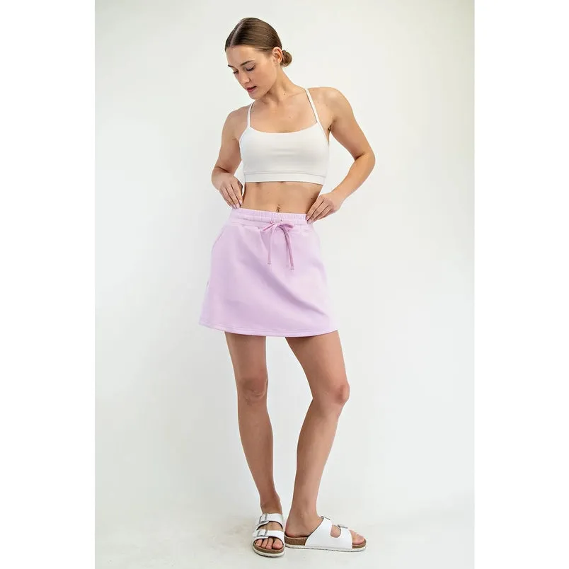 Poly Spandex Skort - Blossom
