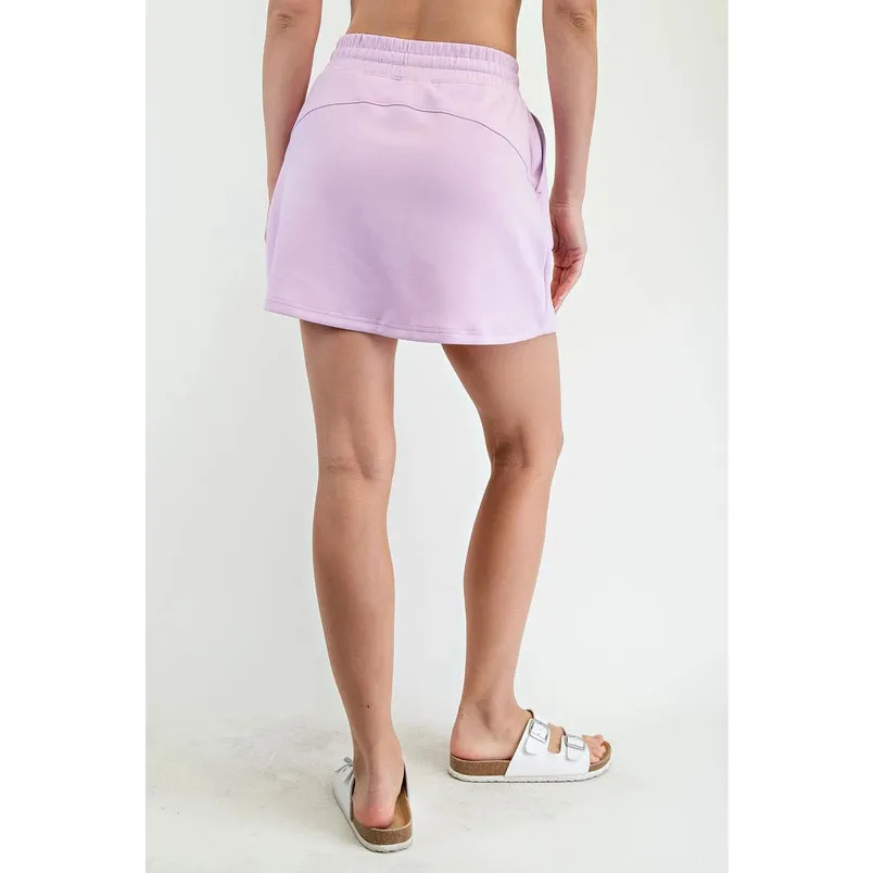 Poly Spandex Skort - Blossom