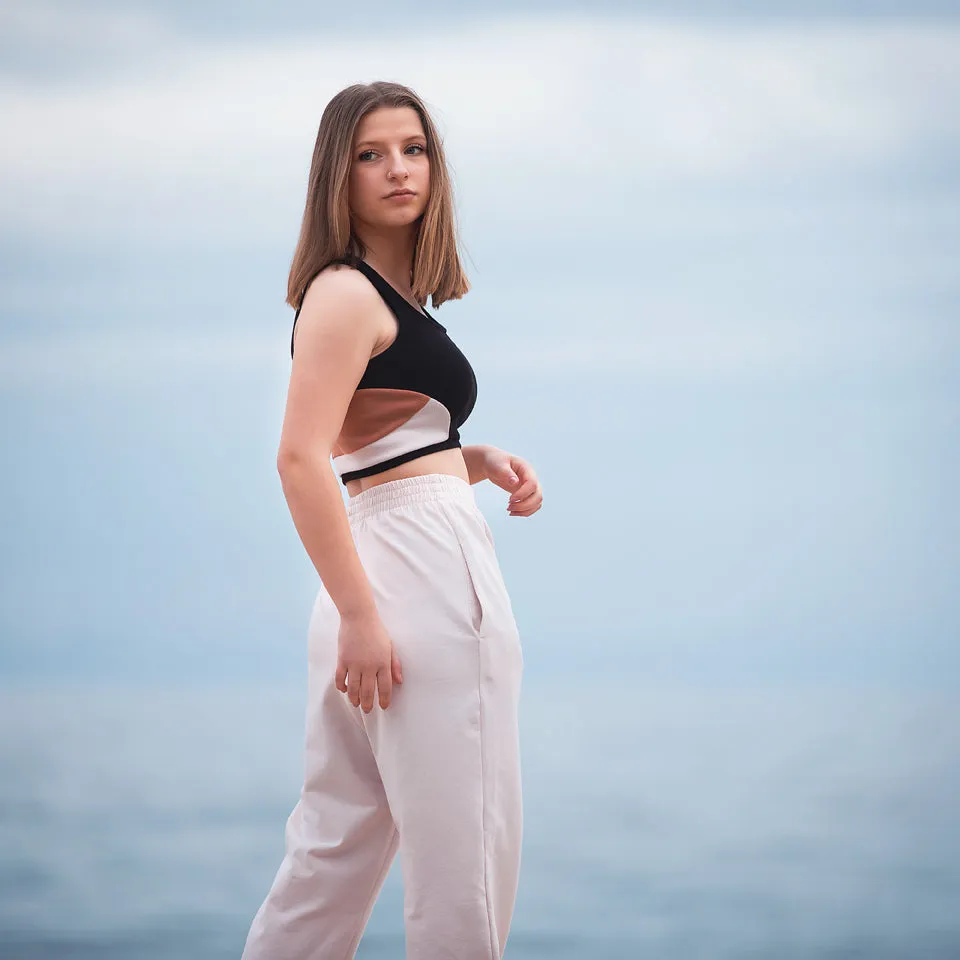 Primrose Pink French Terry Fabric by See You At Six, Oeko Tex Class 1 Certified