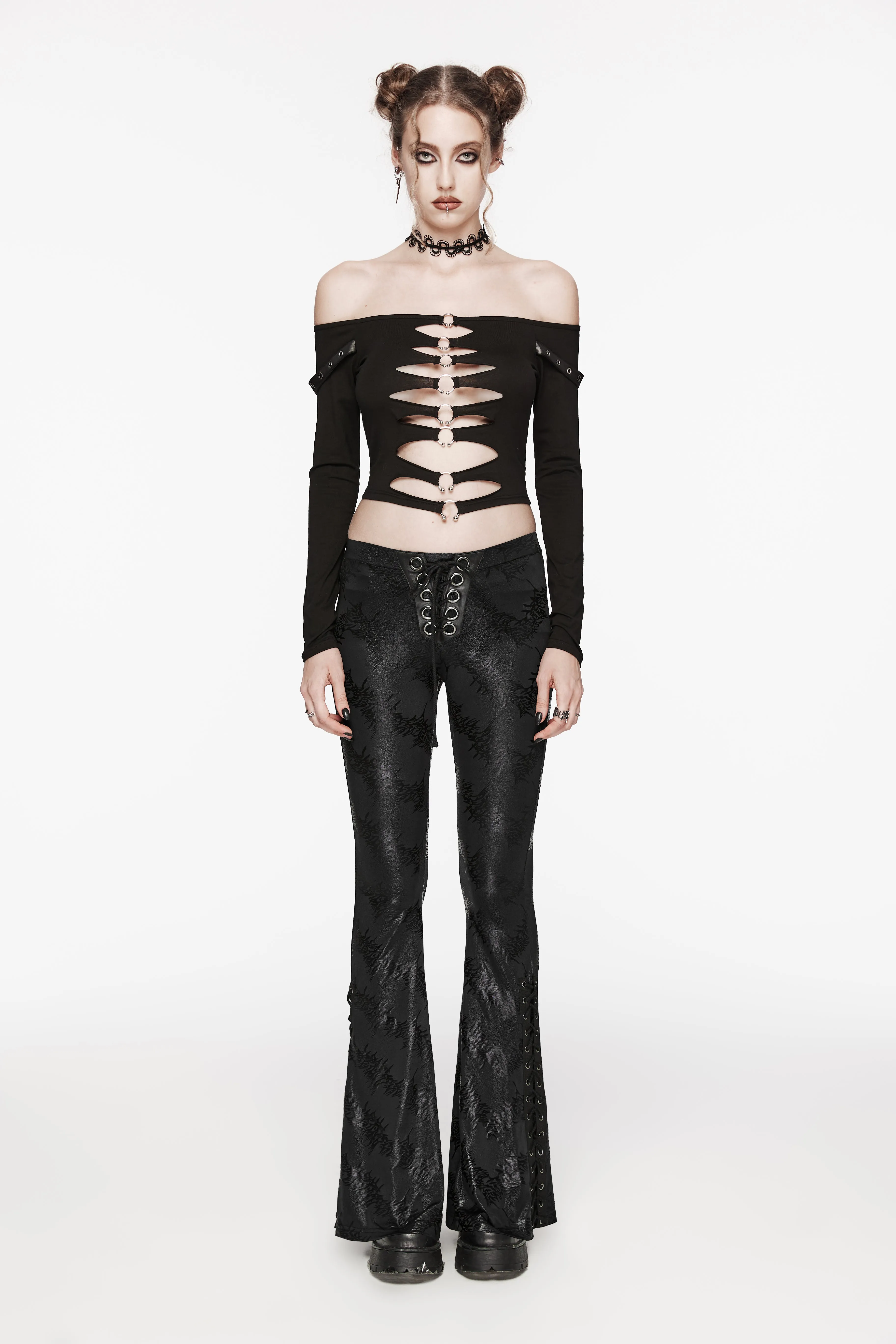 Punk Rave Gianna Trousers - Black