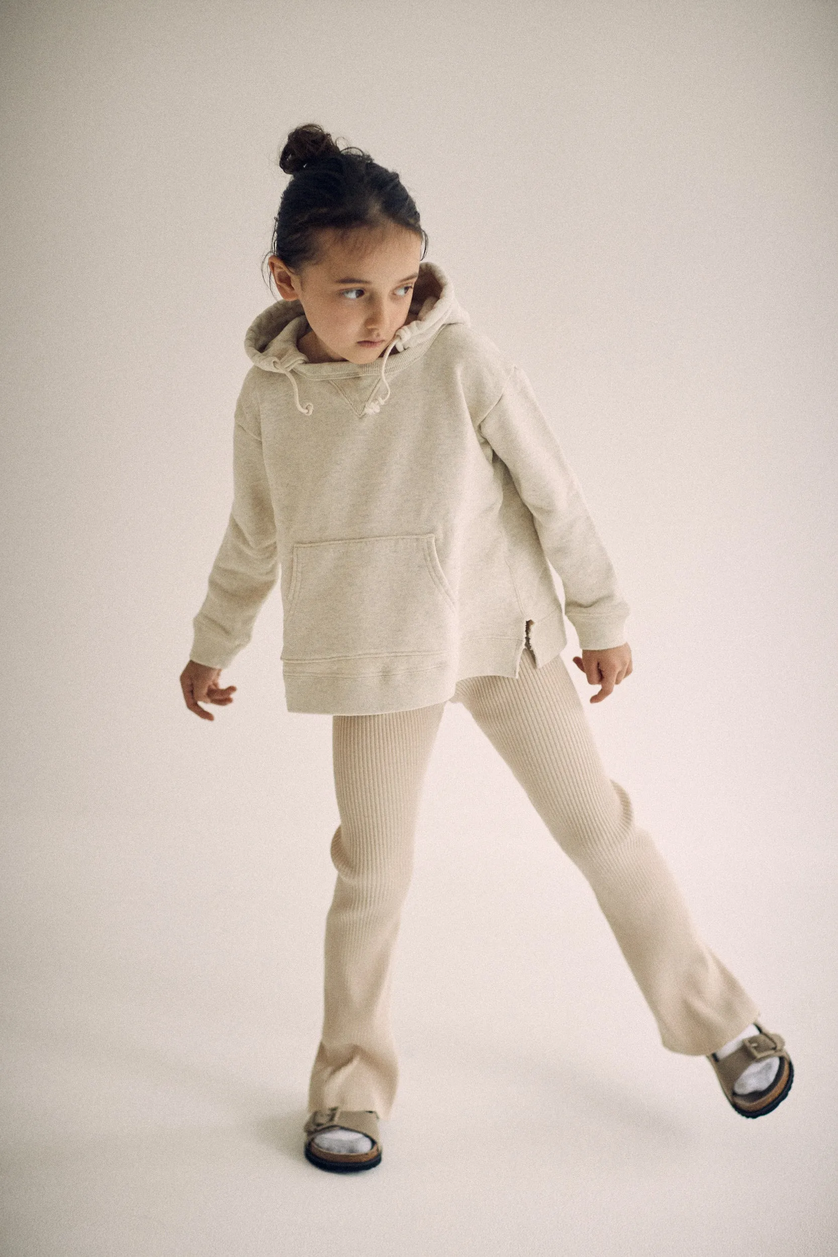 SEA CHIBI RIBBED FLARE PANTS FOR KIDS