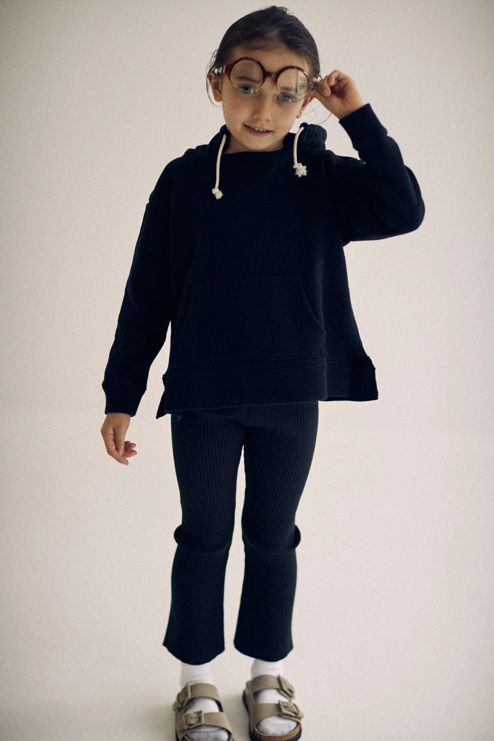 SEA CHIBI RIBBED FLARE PANTS FOR KIDS