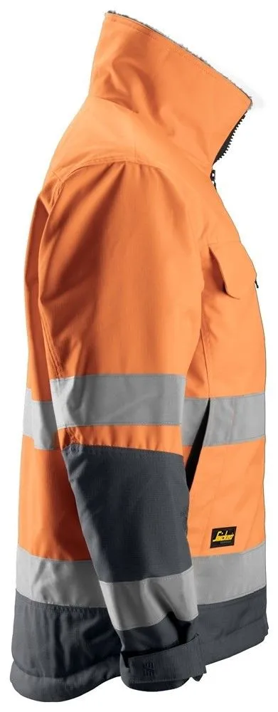 Snickers&#x20;1138&#x20;Core&#x20;High-Vis&#x20;Insulating&#x20;Jacket,&#x20;Class&#x20;3&#x20;-&#x20;High&#x20;Vis&#x20;Yellow&#x2F;Steel&#x20;Grey