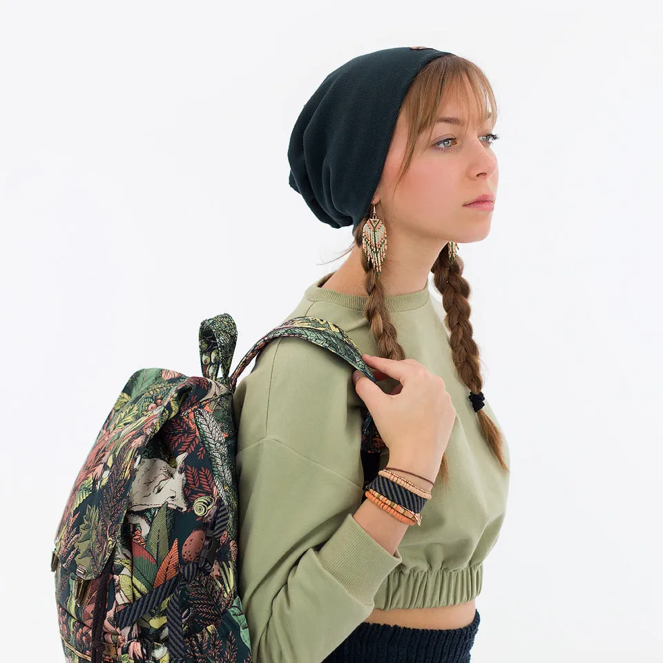 Tea Green Ribbed Knit Fabric by See You At Six, Oeko Tex Class 1 Certified