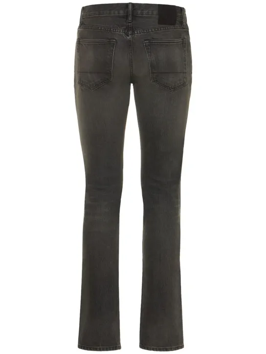 Tom Ford   Aged black wash slim fit jeans 