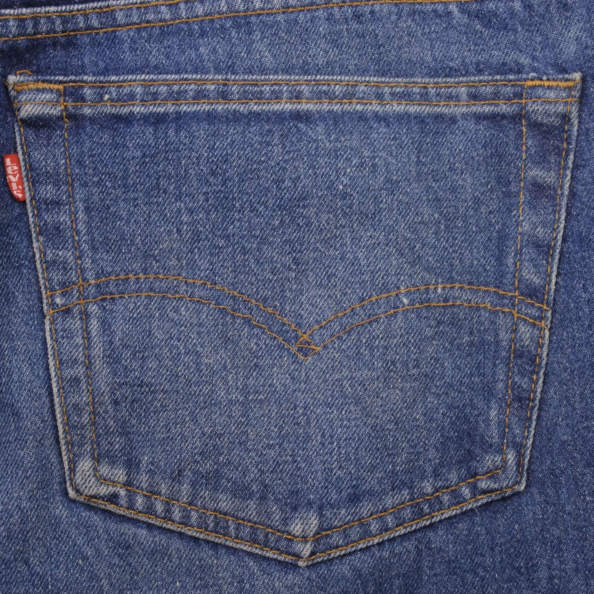 VINTAGE LEVIS 501 JEANS INDIGO 1980S SIZE W38 L29 MADE IN USA