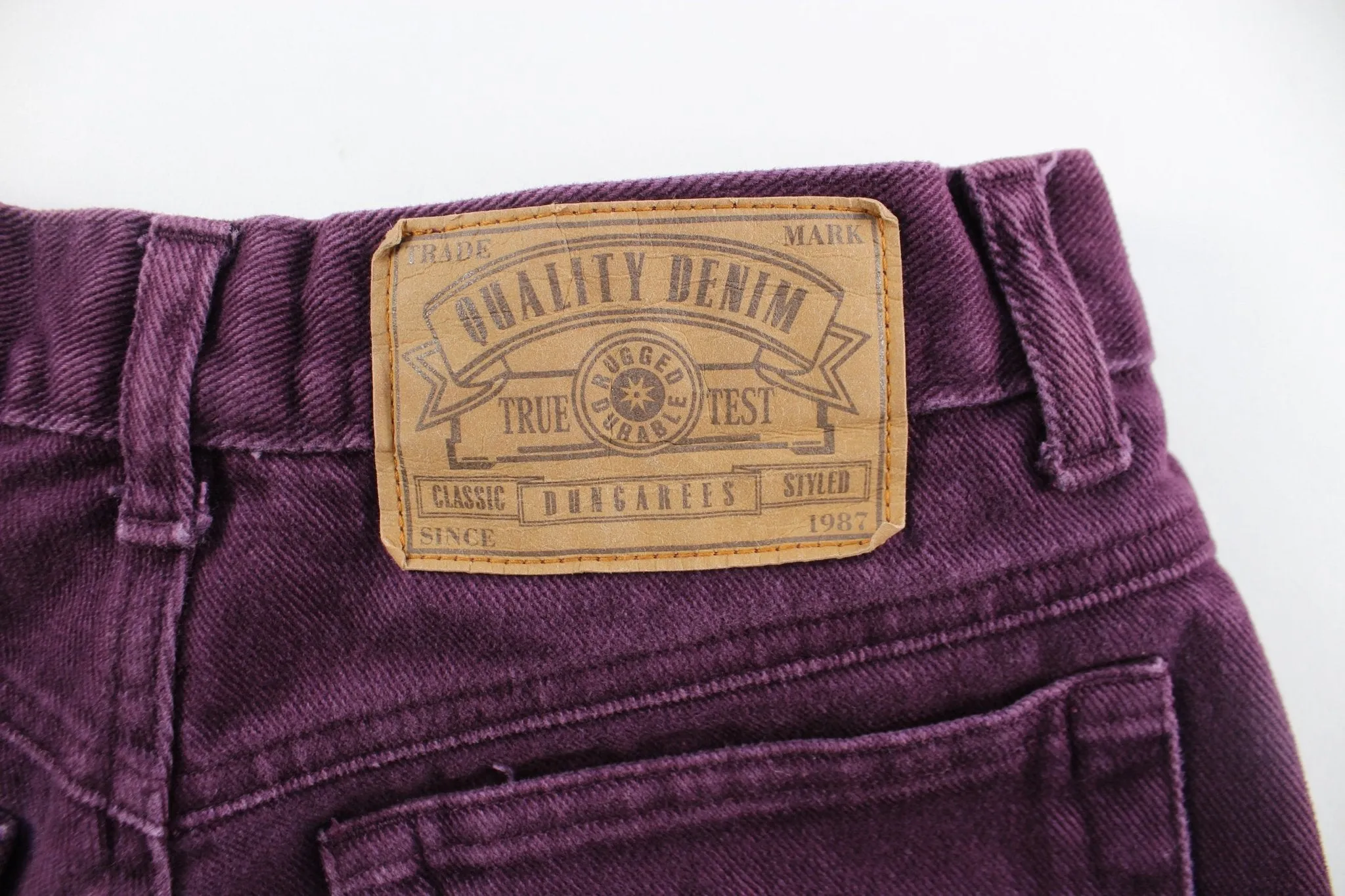 Women's Skoozi Purple Denim Jeans