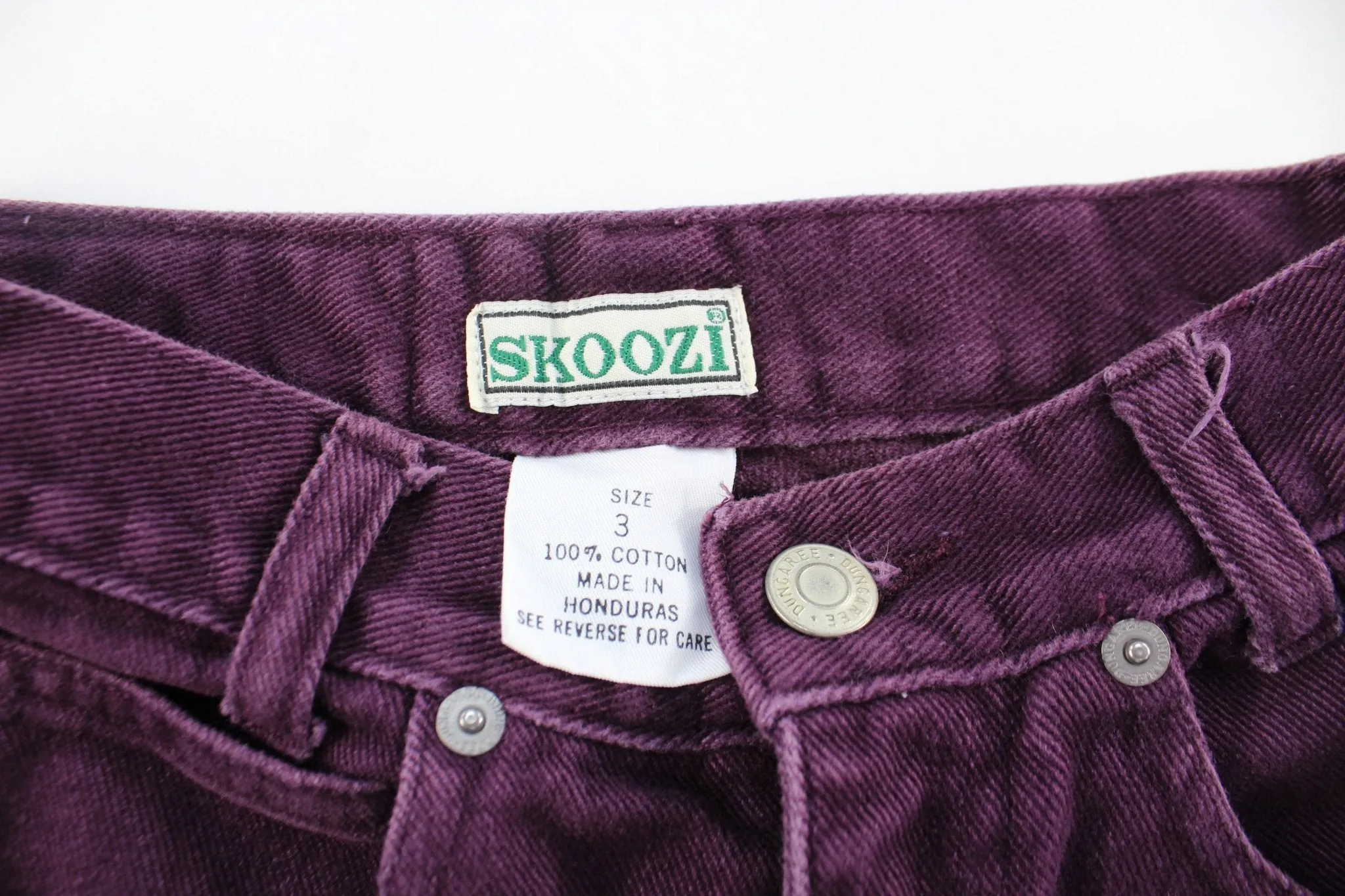 Women's Skoozi Purple Denim Jeans