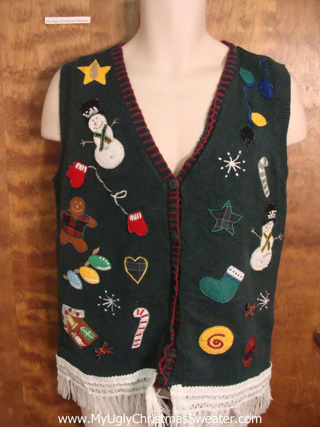 Xmas Fun Ugly Christmas Jumper Vest
